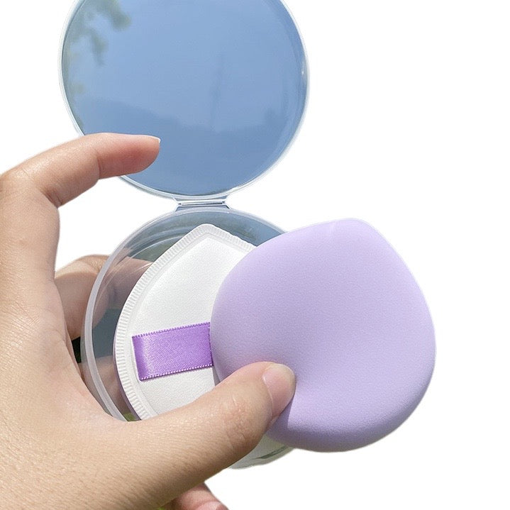 Promotion Clearance! Puff Air Cushion Puff Cotton Candy Puff Thickened Set Makeup No Powder Both Dry And Wet Ribbon Leather Clip