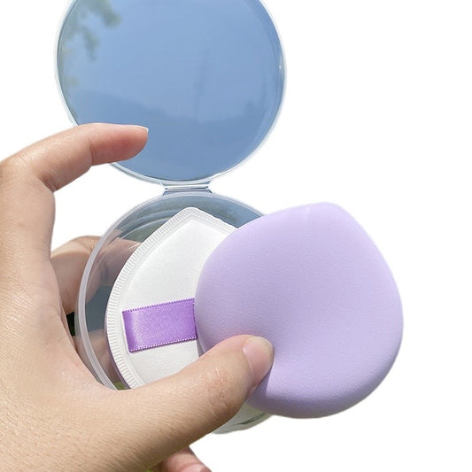 Promotion Clearance! Puff Air Cushion Puff Cotton Candy Puff Thickened Set Makeup No Powder Both Dry And Wet Ribbon Leather Clip