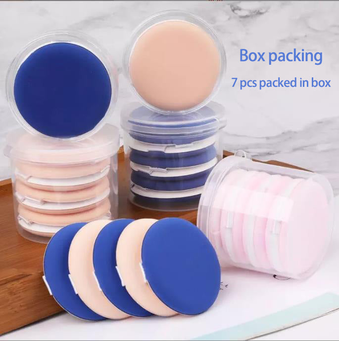 Makeup Facial Powder Puff Cosmetics Blush Applicators Round Foundation Face Puff
