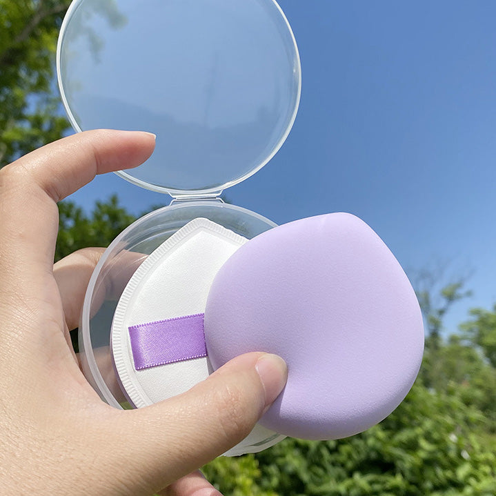 Promotion Clearance! Puff Air Cushion Puff Cotton Candy Puff Thickened Set Makeup No Powder Both Dry And Wet Ribbon Leather Clip