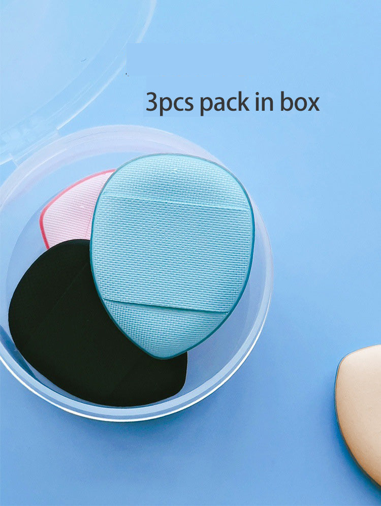 Mini Powder Puff Finger Size Air Cushion Puff Makeup Foundation Blending Powder Puff Cosmetic Tool for Loose Powder Face Powder Mineral Powder