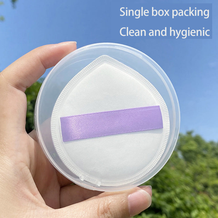 Promotion Clearance! Puff Air Cushion Puff Cotton Candy Puff Thickened Set Makeup No Powder Both Dry And Wet Ribbon Leather Clip