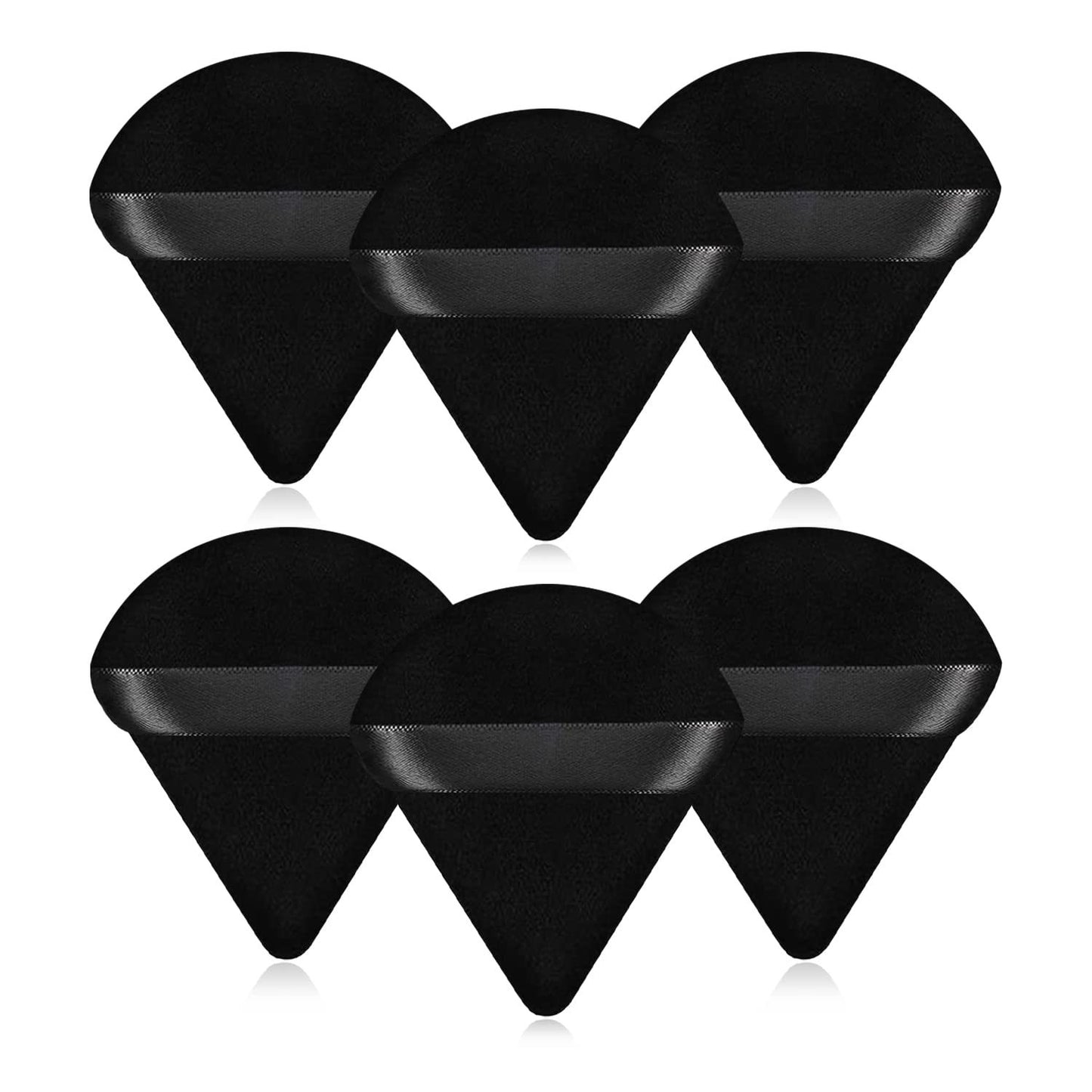 Triangle cosmetic cotton Powder Puffs-6pcs/box