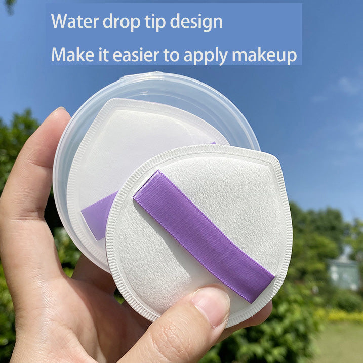 Promotion Clearance! Puff Air Cushion Puff Cotton Candy Puff Thickened Set Makeup No Powder Both Dry And Wet Ribbon Leather Clip
