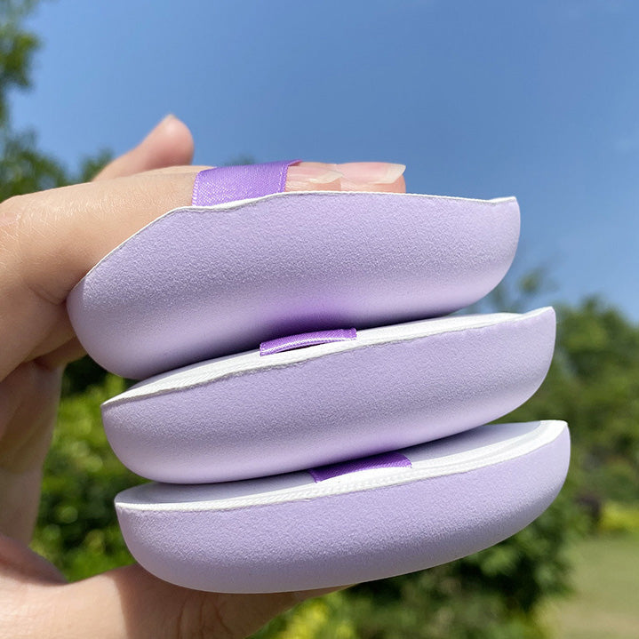 Promotion Clearance! Puff Air Cushion Puff Cotton Candy Puff Thickened Set Makeup No Powder Both Dry And Wet Ribbon Leather Clip