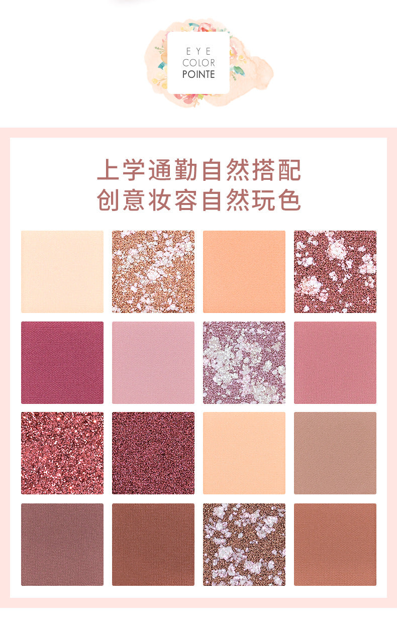 16 Colors Best Selling Black Eyeshadow Palette