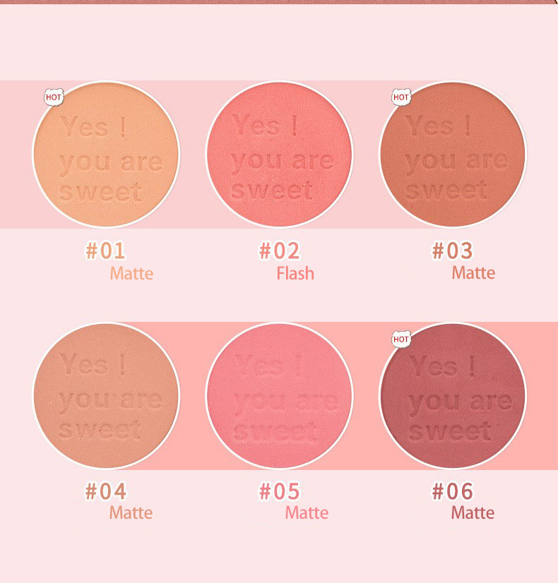 Matte/Flash blush palette