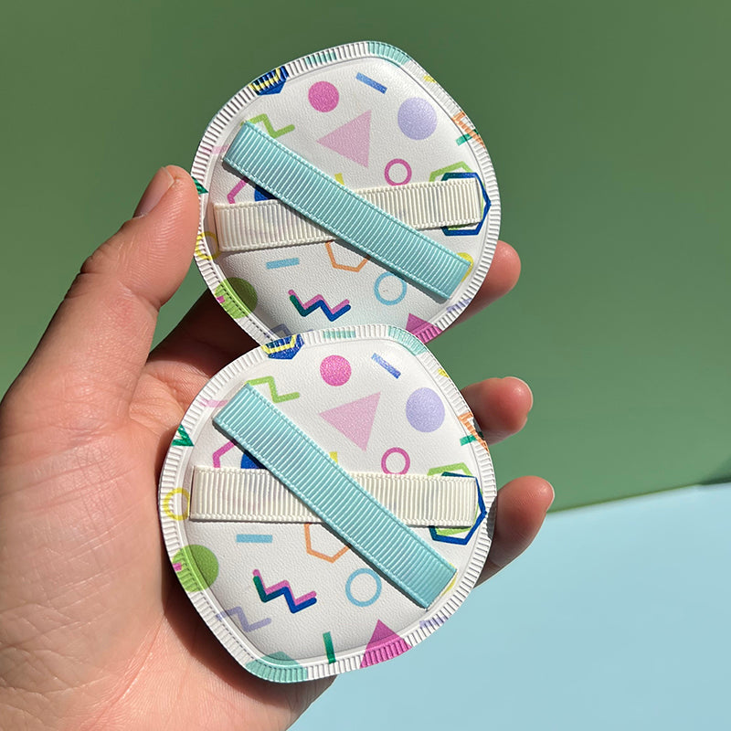 Thickened 4mm Rubycell Air cushion powder puff with printing in box packing