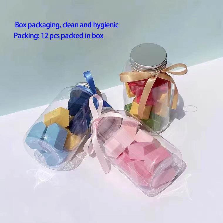 Powder puff sets(12pcs packed in a box)