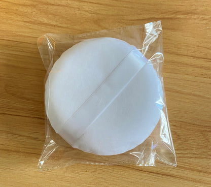 Powder Puffs - Extra Large Jumbo 5.12” - 100% Pure Cotton Soft Fluffy Washable Puff For Makeup Face Body Loose Powder Foundation