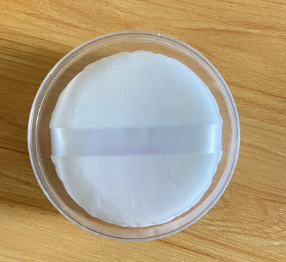 Powder Puffs - Extra Large Jumbo 5.12” - 100% Pure Cotton Soft Fluffy Washable Puff For Makeup Face Body Loose Powder Foundation