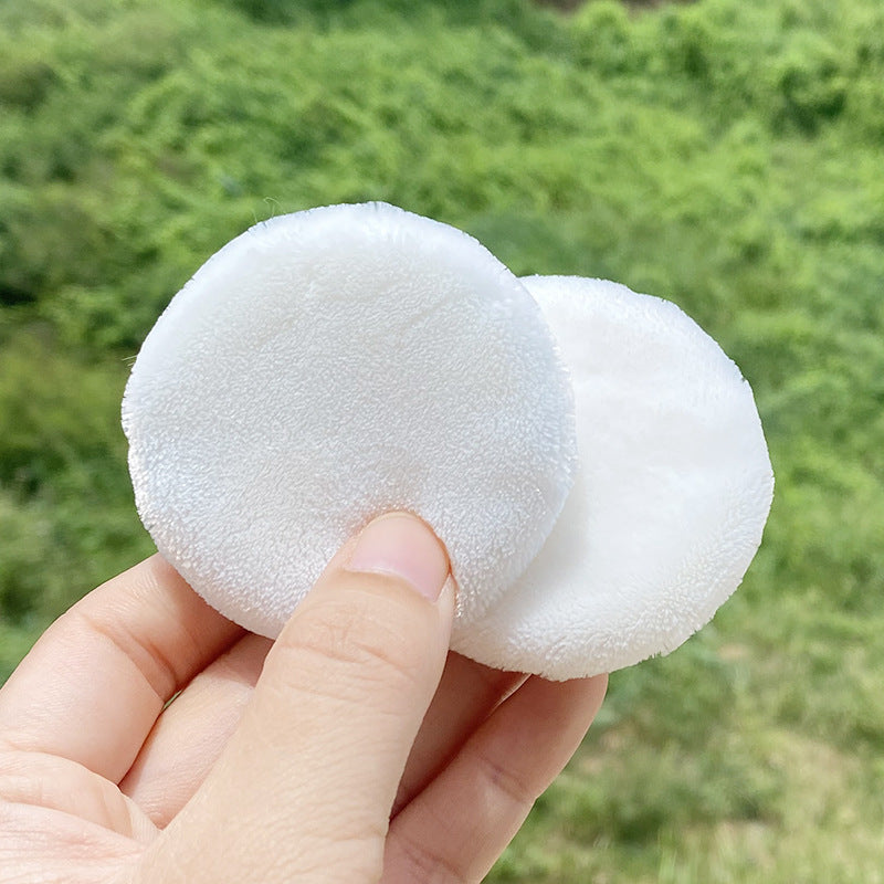 2.28 Inchesleather Powder Puff- 4pcs a bag