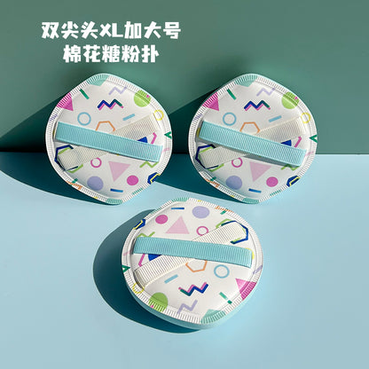 Thickened 4mm Rubycell Air cushion powder puff with printing in box packing