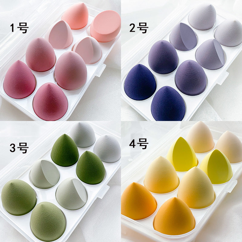 Latex free Beauty Blender set (8pcs/ box)