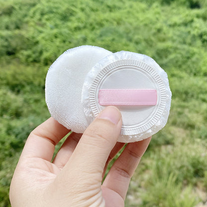 2.28 Inchesleather Powder Puff- 4pcs a bag