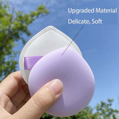 Promotion Clearance! Puff Air Cushion Puff Cotton Candy Puff Thickened Set Makeup No Powder Both Dry And Wet Ribbon Leather Clip
