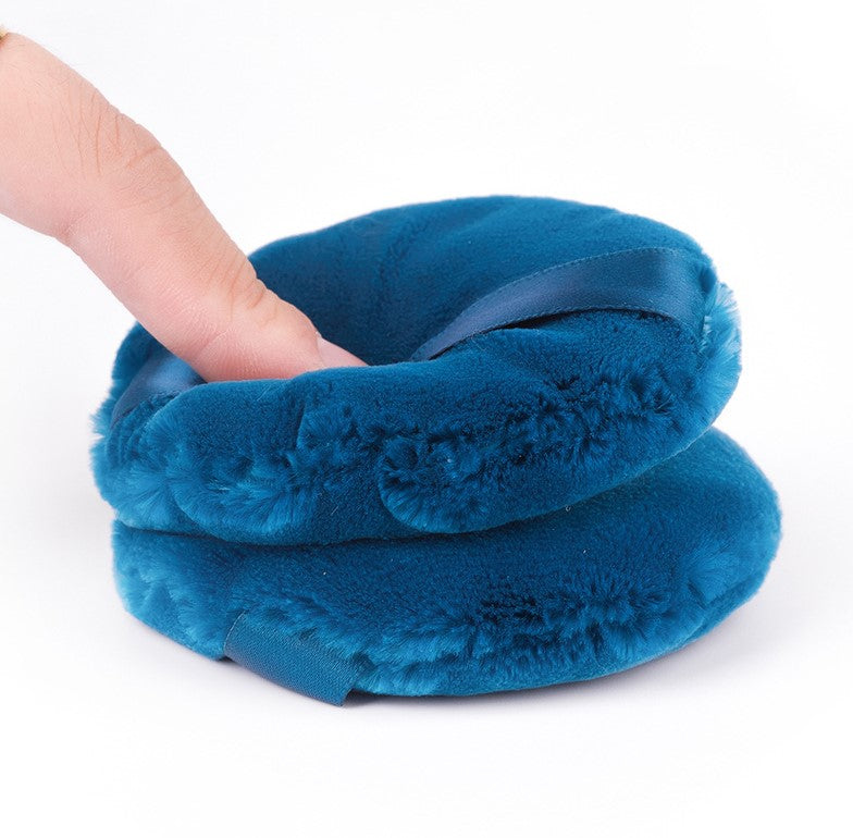 2.15"&2.95"Blue Long fluffy cotton powder puff