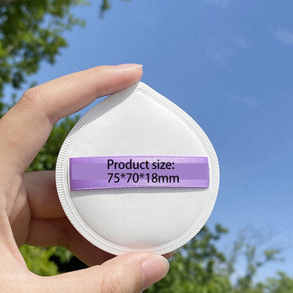 Promotion Clearance! Puff Air Cushion Puff Cotton Candy Puff Thickened Set Makeup No Powder Both Dry And Wet Ribbon Leather Clip