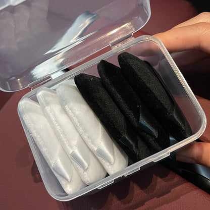 Triangle cosmetic cotton Powder Puffs-6pcs/box