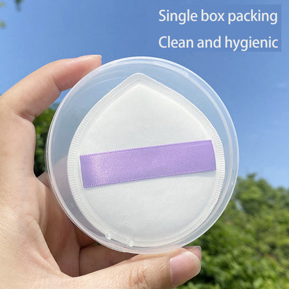 Promotion Clearance! Puff Air Cushion Puff Cotton Candy Puff Thickened Set Makeup No Powder Both Dry And Wet Ribbon Leather Clip