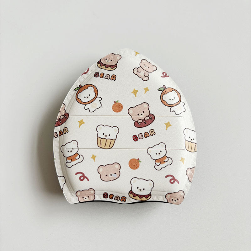 Leather integrated ribbon candy air cushion powder puff