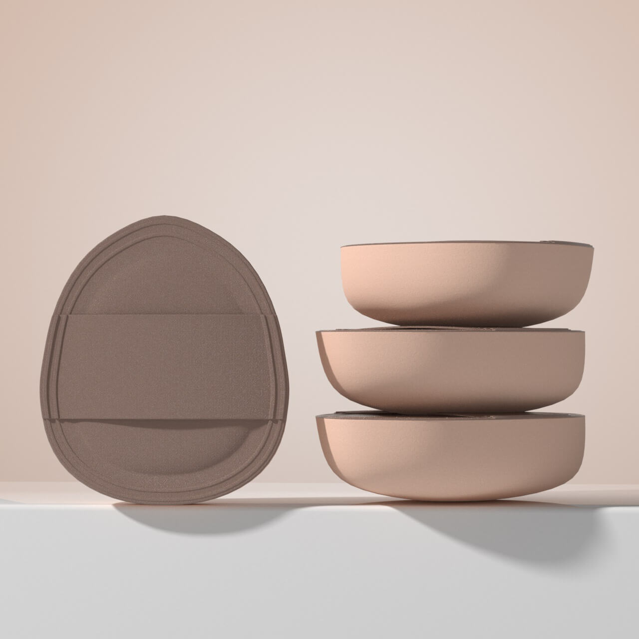 Mini thicked air chshion powder puffs