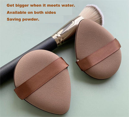 Water-drop shape air cushion powder puff-2pcs/box