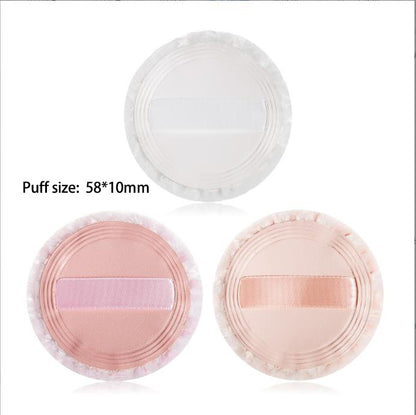 2.28 Inchesleather Powder Puff- 4pcs a bag