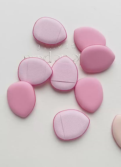 Mini Powder Puff Finger Size Air Cushion Puff Makeup Foundation Blending Powder Puff Cosmetic Tool for Loose Powder Face Powder Mineral Powder