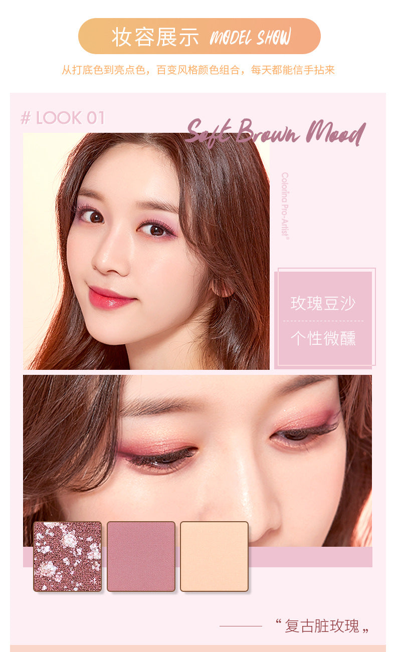 16 Colors Best Selling Black Eyeshadow Palette