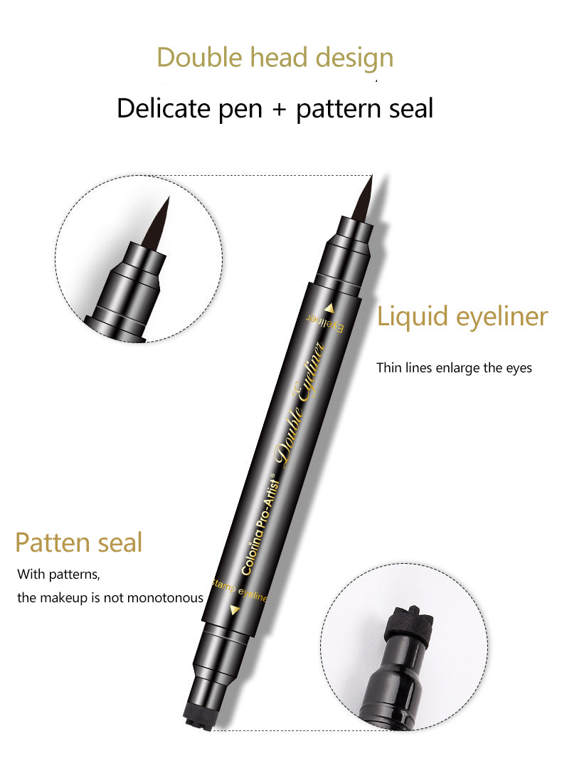 Wterproof Double head seal eyeliner pen