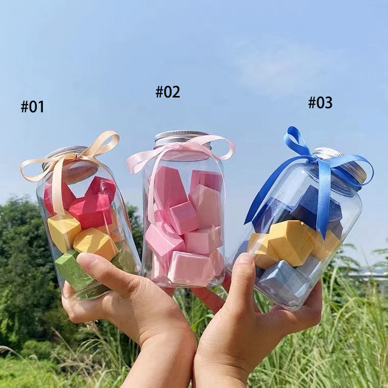 Powder puff sets(12pcs packed in a box)