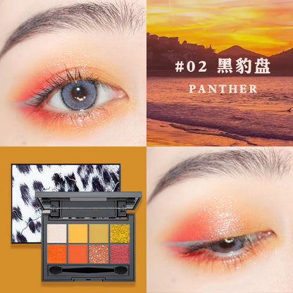 8 Colors Best Selling Black Eyeshadow Palette Eye shadow