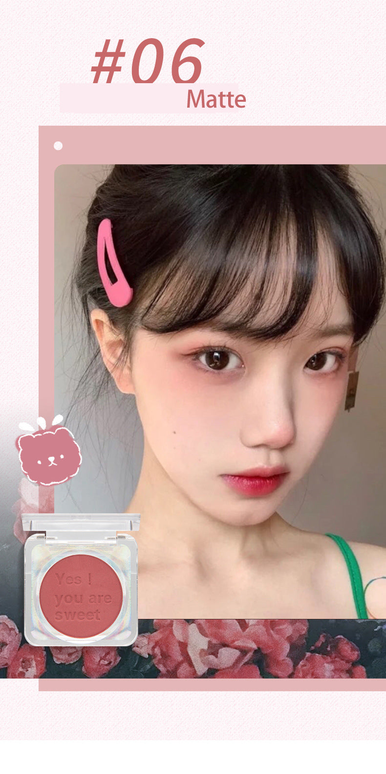 Matte/Flash blush palette