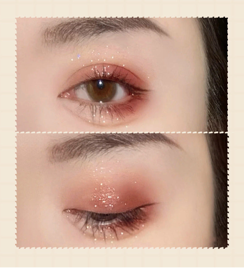 4-color sequin matte eye shadow plate