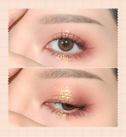 4-color sequin matte eye shadow plate