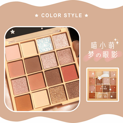 16 Colors Best Selling Black Eyeshadow Palette Eye shadow